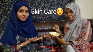 Aaj humny Kia skin care☺ [upl. by Evelinn]