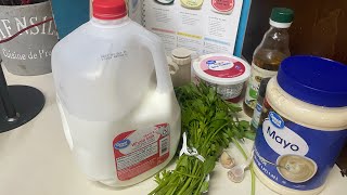 Homemade ranch dressing [upl. by Elfstan]