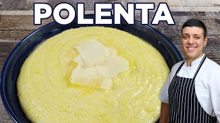 Perfect Italian Creamy Polenta  Recipe by Lounging with Lenny [upl. by Abdella603]