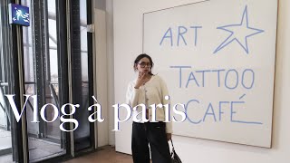 Vlog à Paris  Musées tattoos cafés peinture [upl. by Annaira]