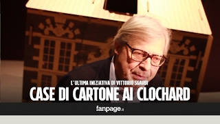 Sgarbi regala case di cartone ai senzatetto quotI clochard sono i veri anarchiciquot [upl. by Bucella973]