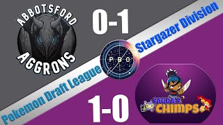 Pokémon Draft League  Abbotsford Aggrons VS Saudas Chimps  S7 W2 Stargazer Div [upl. by Rochelle994]