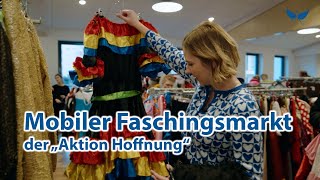 Besuch beim Faschingsmarkt der quotAktion Hoffnungquot in St Hedwig Rosenheim [upl. by Ariaic]