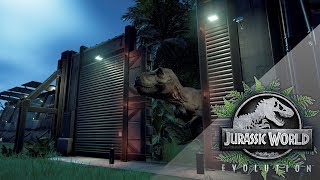 Tyrannosaurus Rex by Moonlight 🦕🌿 Jurassic World Evolution [upl. by Bevash]