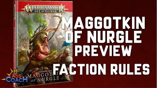 Faction Rules  Maggotkin of Nurgle Battletome Preview  3rd Edition Warhammer Age of Sigmar [upl. by Aniloj]