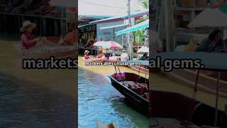 Thailands Floating Markets Are REALLY Better Than You Think [upl. by Dorrie115]