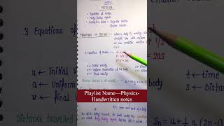 Physics  Lec5  Chapter2  Equations of Motion  General Science  An Aspirant a [upl. by Sandie]