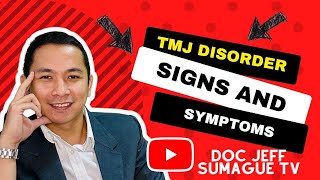 TMJ DISORDER SIGNS AND SYMPTOMS  TMJ TRIAD [upl. by Daj]