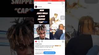 Juice WRLD Snippet “CAP” UNRELEASED [upl. by Berenice]