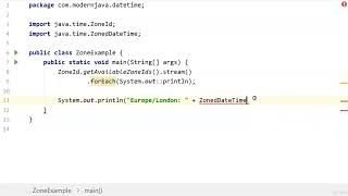 Advance JAVA Full Course  95 Java8 TimeZones ZonedDateTime ZoneId [upl. by Geesey]