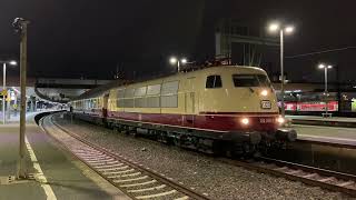 103 245 in Düsseldorf Hbf mit dem TEEZug nach Berlin 91124 [upl. by Treharne]