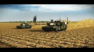 M1A2 Abrams SEPV3 VS T90M  Nebraska Fields  Modern Conflict [upl. by Nuahsel804]