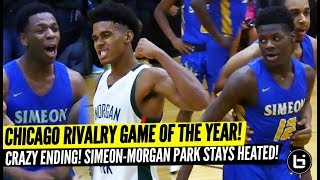 CHICAGO RIVALRY GAME OF THE YEAR SIMEON vs MORGAN PARK LAST SECOND SHOT ACE WOLF vs BLACK CAT [upl. by Stets]