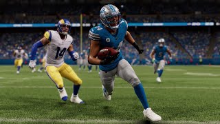 Detroit Lions vs Los Angeles Rams  NFL Week 1 2024 Full Game Highlights Madden 25 Sim [upl. by Ruthy]