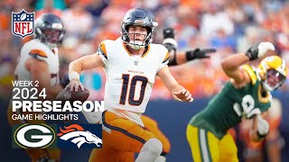 Denver Broncos Top Plays vs Green Bay Packers  2024 Preseason Week 2 [upl. by Nofpets458]