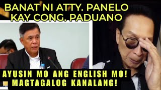 WAG KANG SOBRANG HAMBOG politicalnews attitude congress duterte grammar english [upl. by Goldy]