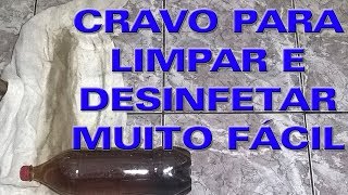 DESINFETANTE PODEROSO DE CRAVO CHÃO LIMPO E DESINFETADO FACILMENTE [upl. by Kenric]