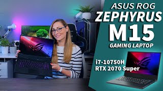 Gaming Beast with a Pro 4K Display  ASUS ROG Zephyrus M15 Review RTX 2070 Super MaxQ [upl. by Leach]