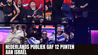 NEDERLANDS PUBLIEK GAF 12 PUNTEN AAN ISRAËL [upl. by Biddy]