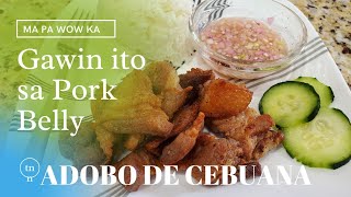 Adobo de Cebuana Pork Belly [upl. by Nyllek]