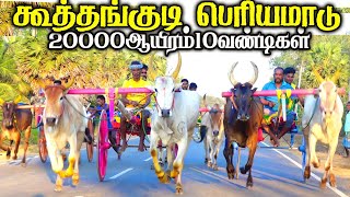 புதுக்கோட்டைமா கூத்தங்குடி பெரியமாடு பந்தயம் [upl. by Tremml]