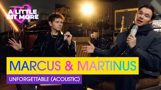 Marcus amp Martinus  Unforgettable Acoustic  Sweden 🇸🇪  EurovisionALBM [upl. by Milewski]