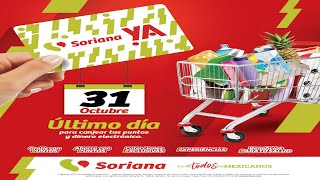 🇲🇽 Tarjeta Soriana YA y lleva a casa productos gratis 💳 ❤️ Vigencia al 31 de octubre [upl. by Fryd150]