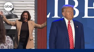 Trump holds town hall Harris campaigns in New Hampshire ahead of ABC News debate [upl. by Slaby928]