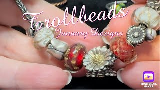 Trollbeads  January Designs [upl. by Enilehcim]