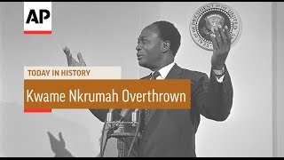 Kwame Nkrumah Overthrown  1966  Today In History  24 Feb 17 [upl. by Hael399]