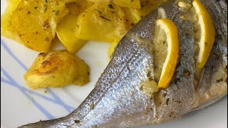 🐟Orada al forn amb patates [upl. by Eenej]