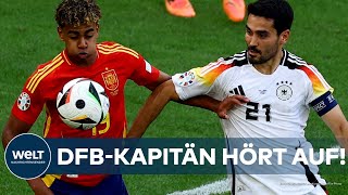 ILKAY GÜNDOGAN Kapitän hört auf Knapp sieben Wochen nach dem EMAus beendet er seine DFBKarriere [upl. by Hyacinthe]