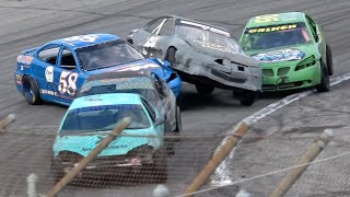 Clips from Oxford Plains Speedway Heat Racing [upl. by Ronna837]