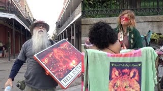 Street Preacher comes against SATANIC WITCHCRAFT in New Orleans [upl. by Knarf]