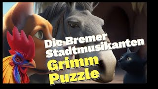 GlubbiKindergeschichte Die Bremer Stadtmusikanten Grimm Gute Nacht GeschichteSchlafmusik Märchen [upl. by Willock703]