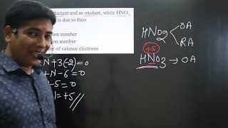 HNO2 acts both as reductant and as oxidant while HNO3 acts  Redox Master Series  Master stroke [upl. by Redna]