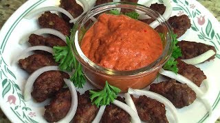 Ćevapčići with Ajvar Slovenian recipe [upl. by Adria]