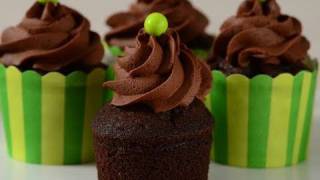 Chocolate Cupcakes Classic Version  Joyofbakingcom [upl. by Nosae930]