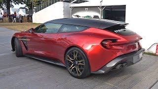 1 Million Aston Martin Zagato Shooting Brake  Lovely Exhaust Sounds [upl. by Ij]