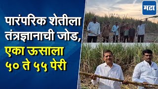 Sugarcane Farming  तीन एकरात ३६० टन ऊसाचं उत्पादन लाटवडे गावातील शेतकऱ्यांची किमया [upl. by Sirraf]