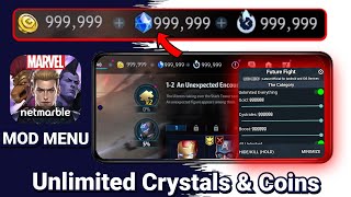 Marvel Future Fight Mod APK v112024 Unlimited Crystals amp Coins All Characters Unlocked God Mode [upl. by Bluefarb509]