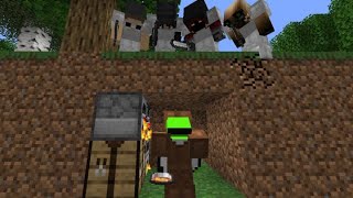 Minecraft Speedrunner VS 4 Hunters REMATCH [upl. by Isacco]