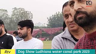 Ludhiana dog Show in water canal park 2023 [upl. by Atilegna]