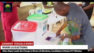 Tension on Wike’s Stronghold ObioAkpor Hosts Rivers LG Polls Amid Jabs at FCT Minister [upl. by Etteluap724]