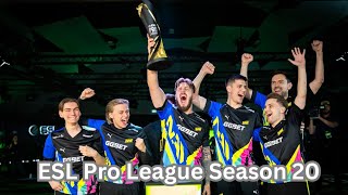 NaVi winning moment ESL Pro League Season 20 [upl. by Jacob822]