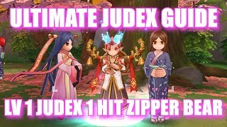 ULTIMATE JUDEX HIGH PRIEST GUIDE  1 Hit Zipper Bear with lvl 1 Judex [upl. by Vescuso]