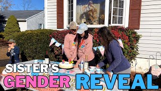 Our sisters gender reveal [upl. by Feld]