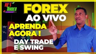 forex ao Vivo aprenda Day trade swing Ros Trader nasdaq live forex Brasil [upl. by Adiahs]