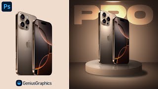 Product Manipulation in Photoshop  iPhone 16 PRO [upl. by Rysler175]