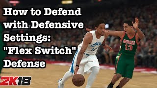 NBA 2K18 Best Defense Tutorial 2K18 Defensive Settings How to defend 2K18 Tutorial 13 [upl. by Ateekram]